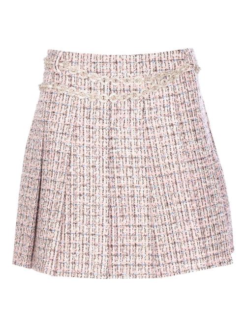 Mini Skirt with Embellishment SELF PORTRAIT | AW25048SKAPINK